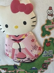 SANRIO HELLO KITTY VINTAGE WHITE TEE TOKOYO JAPAN 2004 NEW PAT.3038514&P