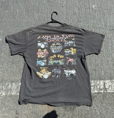 Delta Pro Weight Gray “Life’s a B**** Then You Die” Graphic Tee SS Crew Men’s XL