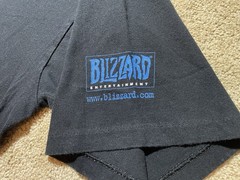 Vintage Blizzard Warcraft III 3 Reign of Chaos 2001 Promo T-Shirt Mens 3XL