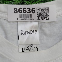 Vintage Y2K Funny Stoner Humor Shirt S/M 20×26 White Rip-n-Dip