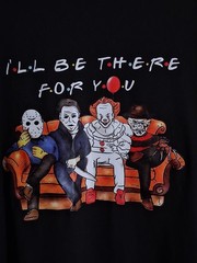 Graphic Halloween Horror T-Shirt I’ll Be There For You Krueger Friday Size 2XL