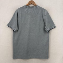 Denim & Flower Shirt Mens Large Gray Viscose Blend Pocket Casual Crewneck Tee