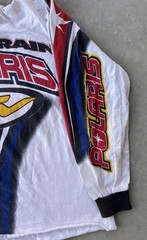 Vintage Polaris Racing Jersey XL Moto Shirt All Terrain Vehicle ATV 90s Bike
