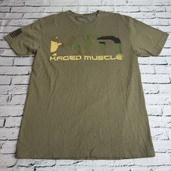 Kaged Muscle Gym Supplements Graphic Shirt Mens Medium Camouflage Tee
