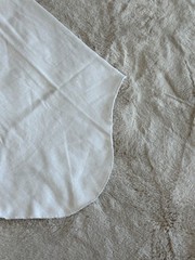 Vintage 90’s Russel Athletic Blank White & Green Raglan Single Stitch Shirt S