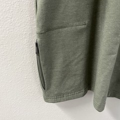 ScotteVest TEC TShirt Travel Mens M Green Performance Zip Pockets Bamboo/Cotton