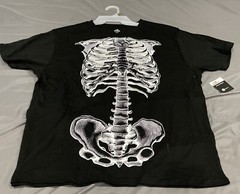 Way To Celebrate Mens Black Anatomy101 Short Sleeve Graphic Shirt Sz XL (46-48)