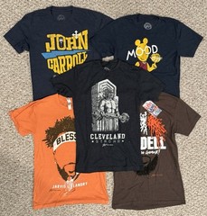 GV Art Cleveland Sports T-Shirts BROWNS GUARDIANS CAVS JCU XS-S Lot Of 5 EUC