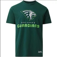 XFL Orlando Guardians T-Shirt Mens Large Forest Green NWT Graphic Tee ORLM-101