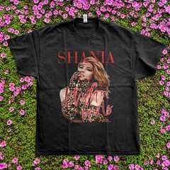 HOT! Shania Twain Let’s Go Girl Black Cotton T-shirt