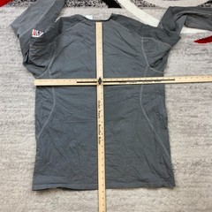 Bulwark FR IQ Series Henley Shirt Large Gray CAT 2 CAL Flame Resistant HRC ARC