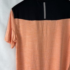 Eddie Bauer Motion Men’s Tee Size Small Active Short Sleeve Cantaloupe Orange A2