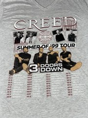 Creed Summer Of 99 Tour T-Shirt, Music 2 Sides Creed World Tour 2024