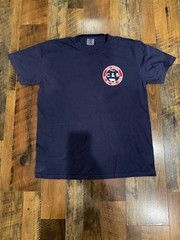 Brand New Comfort Colors Men’s Navy Size L C&B Farm + Outdoors USA Flag T-Shirt