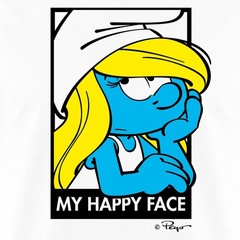The Smurfs Smurfette My Happy Face Men’s T-Shirt