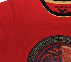 Men’s Bucheli T Shirt,Italian Style,Cotton,Slim Fit,Stretch S M…..A12.A