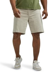 Lee Men’s Big & Tall Extreme Motion Flat Front Short 33, Stone