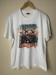 Vintage Airfare War Shirt Mens Sz XL I Survived Travel Promo Tee 90s