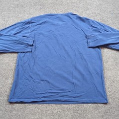 Peter Millar Shirt Mens XL Blu Long Sleeve Pima Cotton Stretch T-shirt