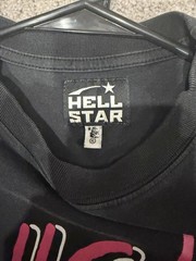 Hellstar Men’s T-Shirt Black Pink XL 100% Cotton Beautiful People