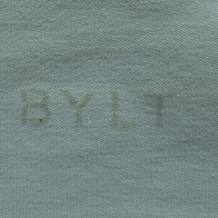 BYLT Mens Shirt Large Light Blue Drop Cut Crewneck Soft Stretch Tee Casual Gym L