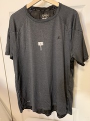 Russell Dri-Power 360 Mens Tees XL/XG 46-48 Training Fit Gray