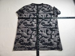 Puma T-Shirt Mens Large Black Gray Camouflage Short Sleeve Casual Activewear Top