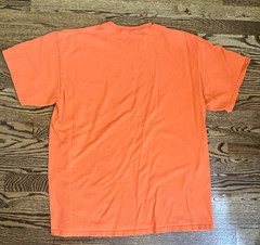 Denver Broncos Mens T Shirt Size XL Orange Port and Company 100% Cotton NFL