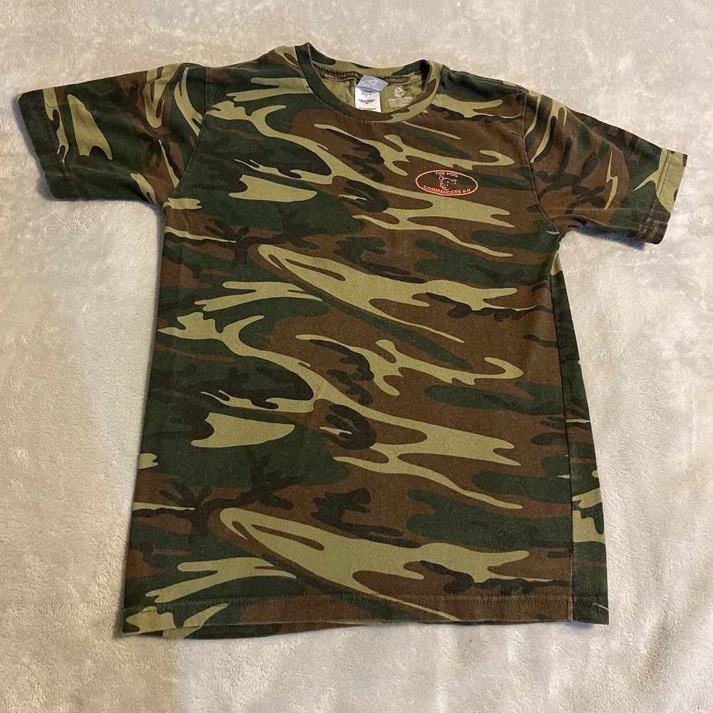 Code V Shirt Men Small Camouflage Lightweight Hog Workout Streetwear Casual Tee