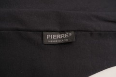 Pierre Cardin T Shirt Size M Extra Slim Fit Black Logo Stretch Cotton Elastane
