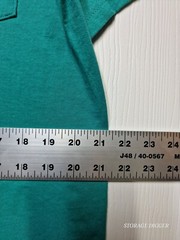 Brisco Apparel Men’s Green T-Shirt 100% Cotton Plain Pocket Blank Casual Size L