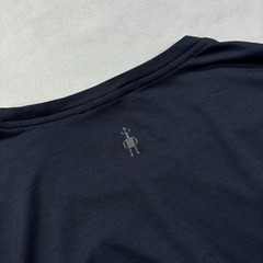 Smartwool T-Shirt Men’s Large Merino Sport 150 Navy Blue Wool Blend Base Layer