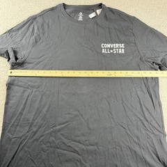 Converse All Star Chuck Taylor One Star T-Shirt Black Men’s Size XXL