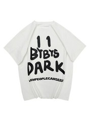 Niepce Men’s Dark Reflection Spray Paint Tee Streetwear Graphic Shirt