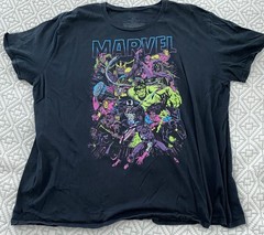 Marvel Comic Thor Venom Thanos Hulk Adult T- Shirt Short Sleeve SS Tee Black 3XL
