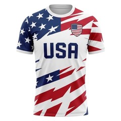 Custom USA Soccer Jersey Personalized Name Number Football Fan Shirt Gift