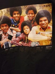 The Jackson 5 Heavy Cotton Black T-Shirt Size XL