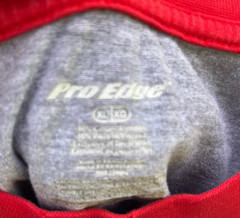 Pro Edge Ohio State Buckeyes Size XL Grey Red Black Men’s Pullover Shirt