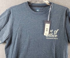 Vineyard Vines Out Of Office Dunes Graphic Tee Men’s S Key Largo Heather S/S