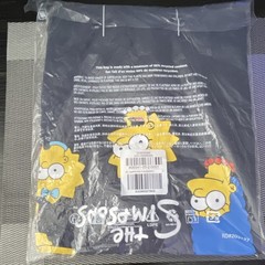 Old Navy Men’s The Simpsons Graphic Print Navy Crew Neck T-Shirt Size S