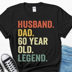 2025/60th Birthday Gift for Men, Husband Dad 60 Year Old Legend Shirt, 60th Birt