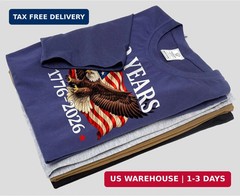 Silver Lake T-shirts 250 Years US Independence Day T-Shirt 4th of July 1776-2026