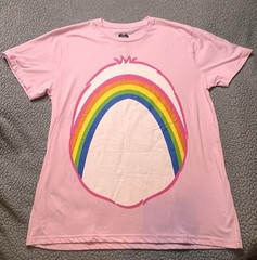 Care Bears Pink Halloween Graphic Print T Shirt Mens Size XL