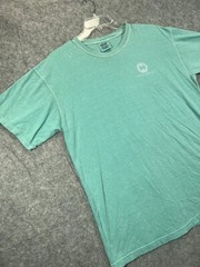 Comfort Collection T Shirt Adult L Green Starfish Bowtie Crew Tee Cotton Mens
