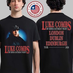 Luke Combs My Kinda Saturday Night Tour UK And EU Reprint T-Shirt
