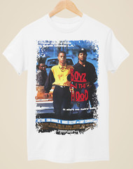 Boyz N The Hood – Movie Poster Inspired Unisex White T-Shirt