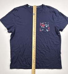Hollister Must Have Collection Blue Short Sleeve Cotton T-Shirt Men’s XL Pocket