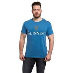Guinness Gold Harp Premium Trademark 1759 Label Blue T-Shirt new in plastic 3XL