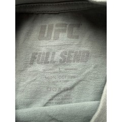 Full Send UFC Mens Grey Graphic T-Shirt Large Nelk Boys MMA Short Sleeve Tee