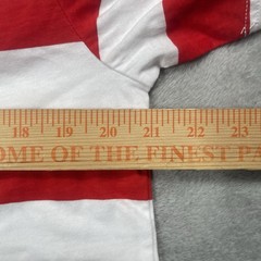 Official Where’s Waldo Tee Mens L Costume Striped Red White S/S Cosplay